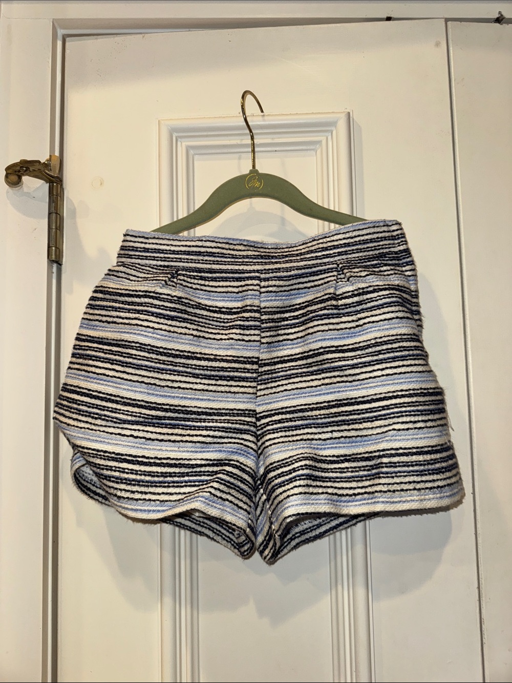 Janie and Jack Navy and White Striped Girls' Shorts